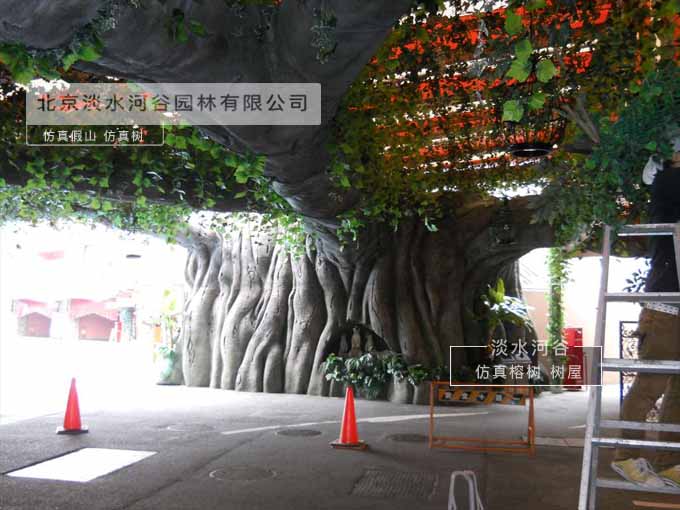 仿真樹制作持續發力打造綠色都市生活