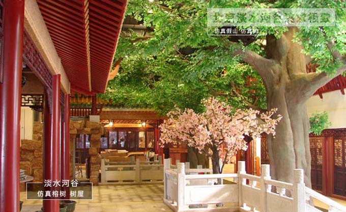 仿真樹是具有生命的雕塑、體現了高超的藝術水準