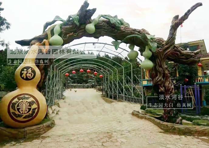 生態園大門材料與生態園大門設計的藝術性