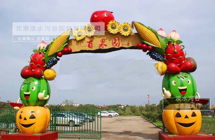 生態園大門制作，塑造城市靈魂，傳遞正能