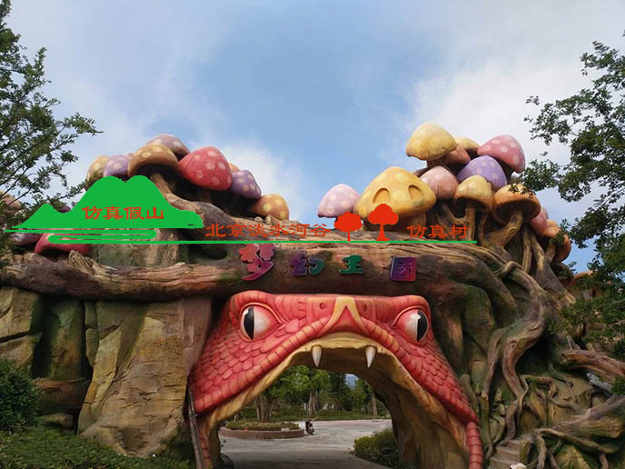 生態園大門制作深受園林造景工程的追捧！