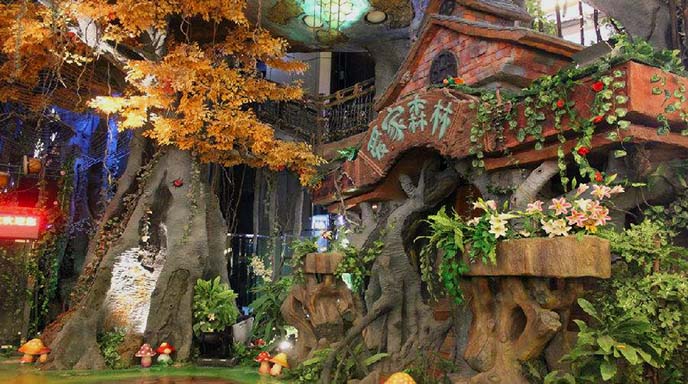 仿真榕樹當屬冬季裝飾中的唯美景觀樹