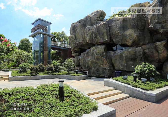 水泥假山持續發力營造美園林景觀裝飾