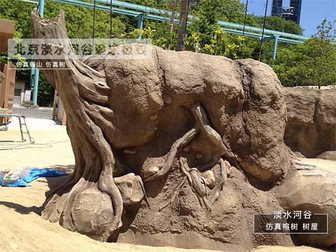 北京淡水河谷迎合市場需求打造水泥假山品牌
