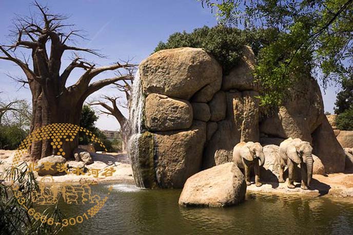 北京淡水河谷水泥假山為行業內打造鑲金綴玉之作