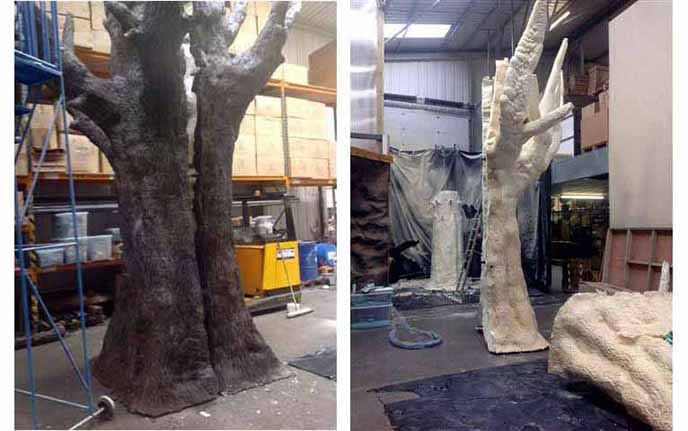 樹脂玻璃鋼仿真樹制作方法－北京淡水河谷