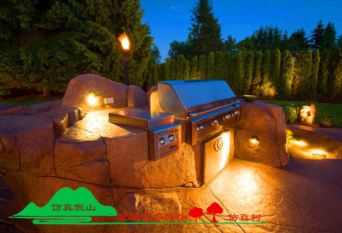 北京淡水河谷再談塑石假山上色細(xì)節(jié)與技巧