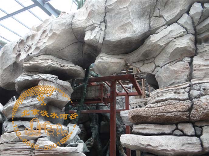 塑石假山制作讓生活回歸到大自然—北京淡水河谷