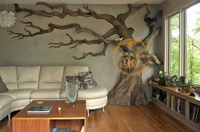 仿真樹布置－北京淡水河谷仿真樹布置