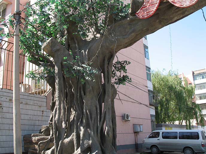 再談仿真樹制作細節，北京淡水河谷只制作高端仿真樹