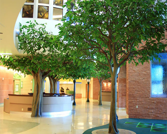 玻璃鋼仿真榕樹和水泥仿真榕樹的有什么不同