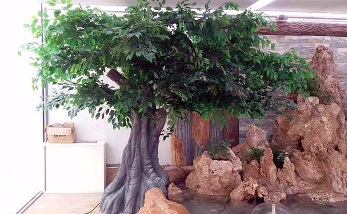 仿真榕樹同樣能給你一個(gè)濃郁秋意的秋天