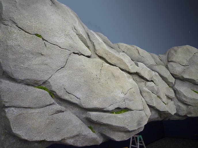 手工泡沫假山制作是北京淡水河谷常為客戶(hù)制作假山品種