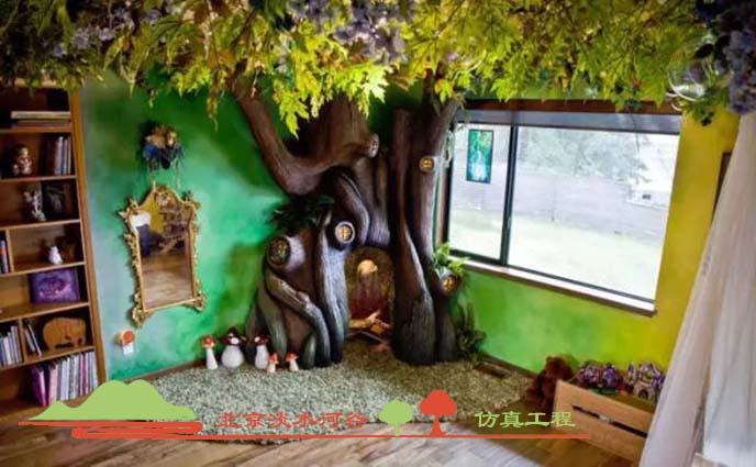 水泥假樹制作流程，北京淡水河谷的詳細施工步驟