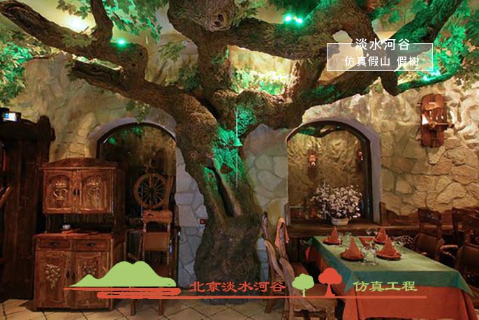 浙江寧波制作的仿真樹是又一個新工藝實驗成功案例