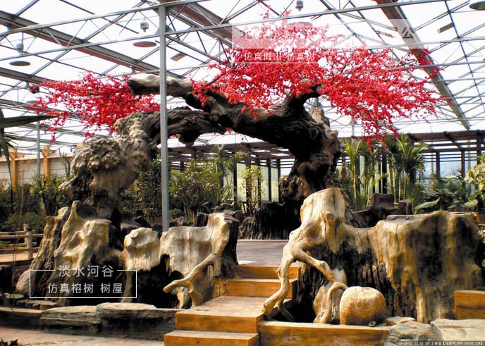 仿真樹豐富了城市的景觀彰顯城市的內(nèi)涵與文化