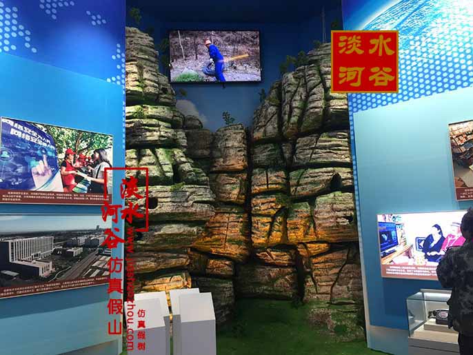 水泥假山制作進(jìn)了中國國家博物館－北京淡水河谷
