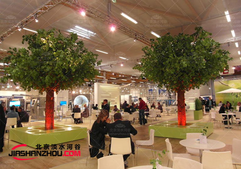 中國仿真樹刷新德意志博物館室內外環境效果出奇的好