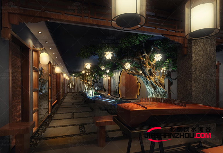 愛樂ElementsClub高大古樸紅橡樹仿真樹美圖賞析