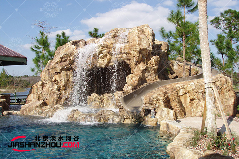 上海香格里拉大酒店塑石假山施工工程一手資料