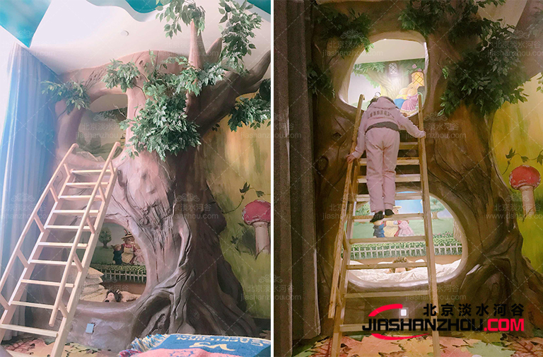 仿真樹創建有趣富有想象力的空間您的孩子會高興地咆哮