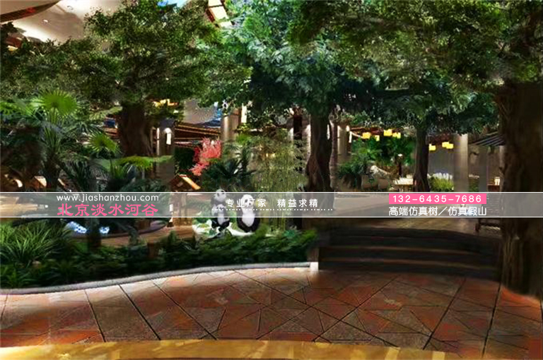 擔心深冬沒有景致可看-室內仿真樹花園即將大放光彩