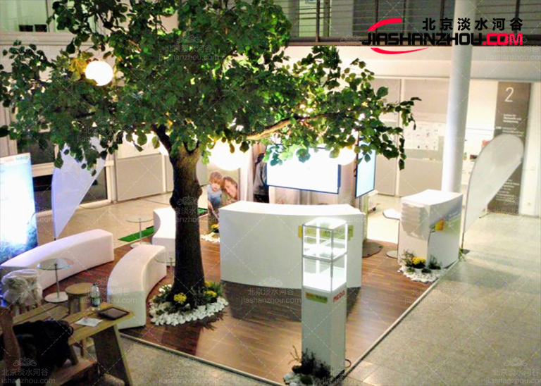 結合時尚元素藝術仿真樹在義烏香格里拉酒店大放光彩