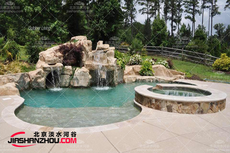 項目案例說明塑石假山栽培溝和如何節省制作成本