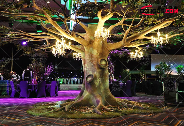 永遠綻放的仿真樹滿足生生不息的綠色夢