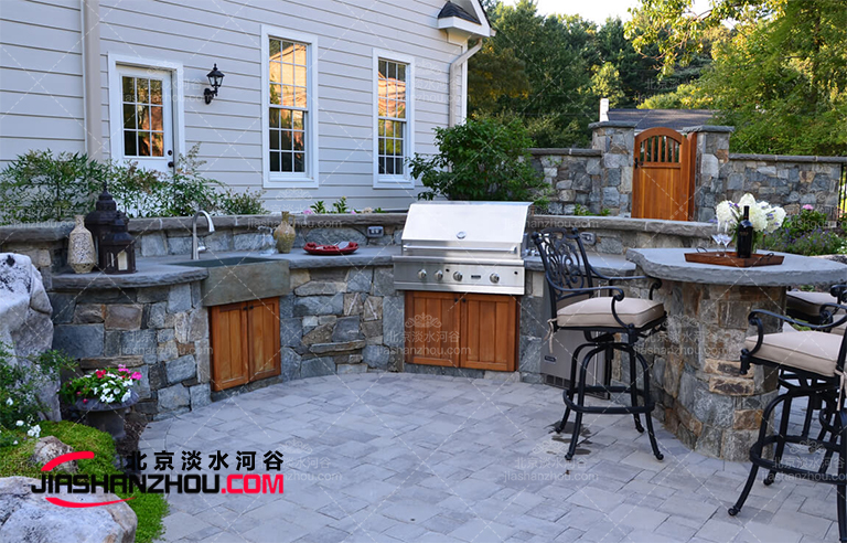 戶外塑石假山廚房設計案例施工團隊