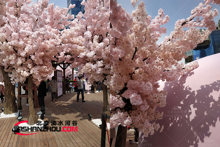 仿真樹花樹永不枯萎的人造假花樹 批發價