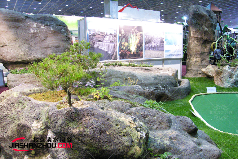 成熟的塑石假山設計 優雅宜人令人向往