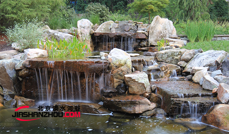 塑石假山花園水池瀑布及設(shè)計(jì)f 格美圖欣賞