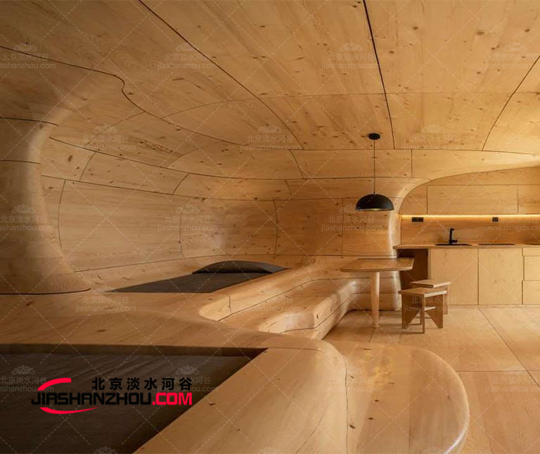 吉林松原木質(zhì)仿洞穴酒店設(shè)計(jì)案例圖展示