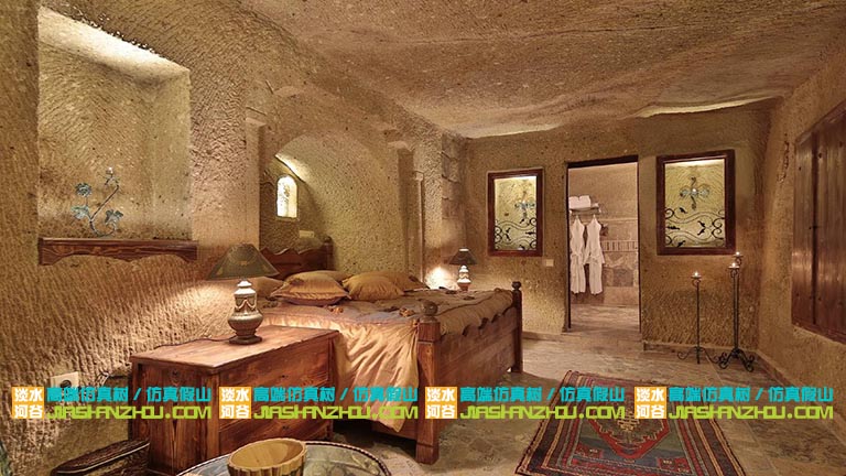 成都資陽人造巖洞旅館設計理念將使入住的每位旅客都開心