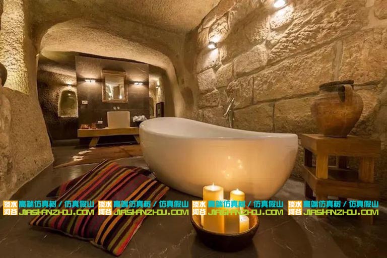 深圳大梅沙京基洲際仿真洞穴酒店新穎的設計思維方式