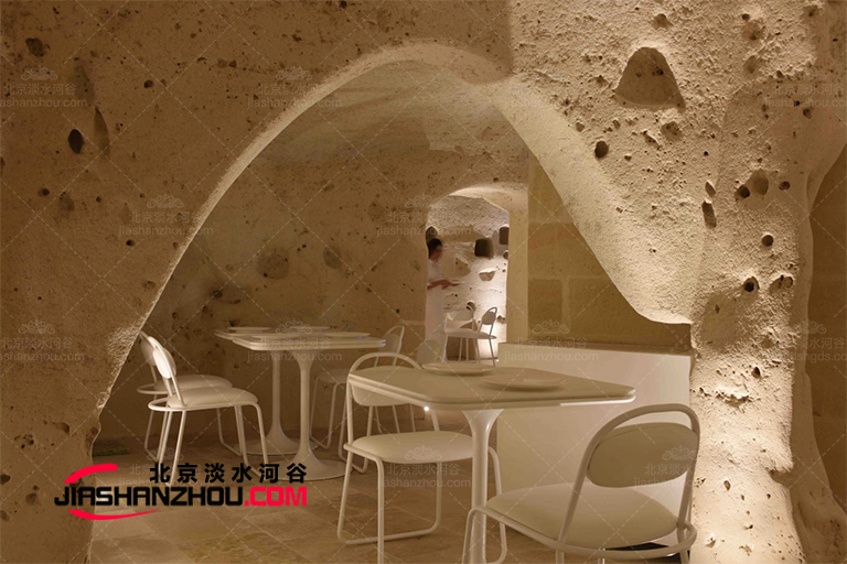 高級(jí)新式鹽療餐廳味道健康休息娛樂兩不誤