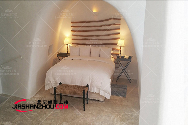 創(chuàng)意人造山洞別墅內(nèi)景圖很多人排隊(duì)預(yù)約想入住