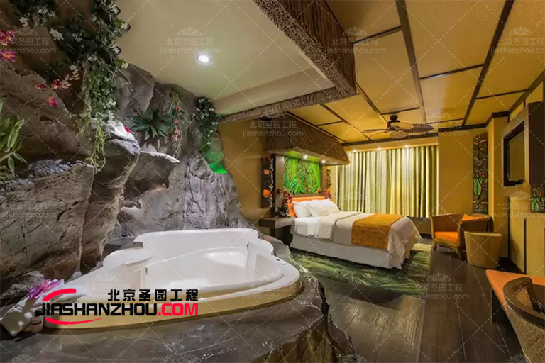 啥樣的浴室設計才配得上山洞別墅浴室查看效果圖