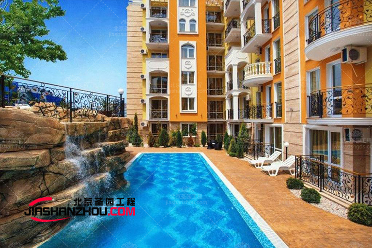 廠家美幾款別墅庭院塑石假山水池設(shè)計(jì)圖片