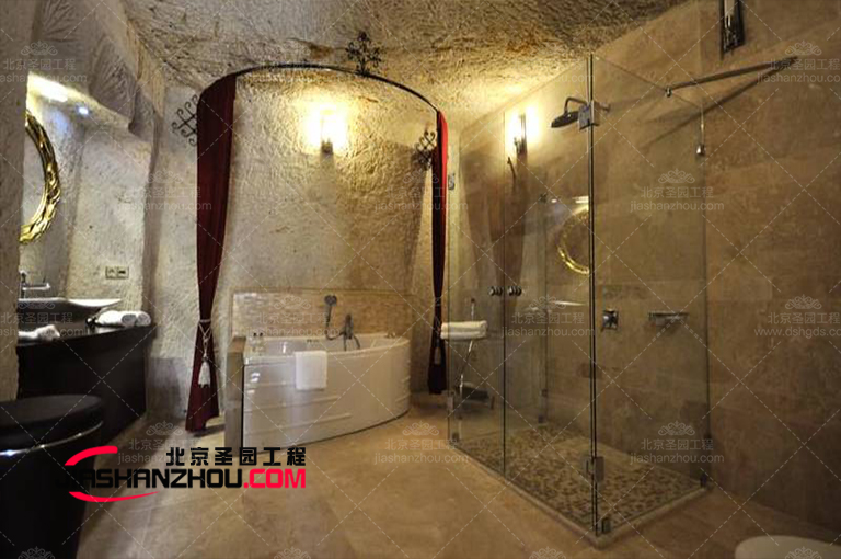 擁有豪華浴室設(shè)計(jì)的別墅洞穴豪宅衛(wèi)生間才稱得上是土豪必備