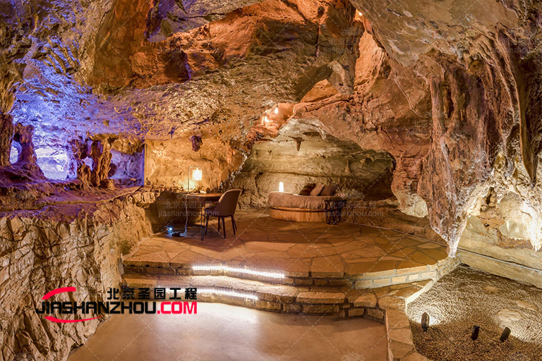 美麗的仿真巖洞主題民宿完美融合了復古和民族f格
