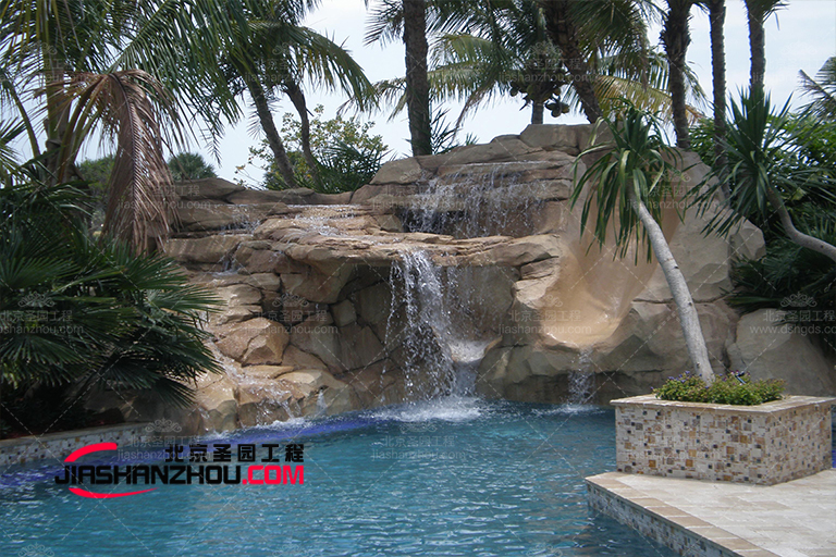 淮安市公園一號(hào)小區(qū)人工TCP塑石假山