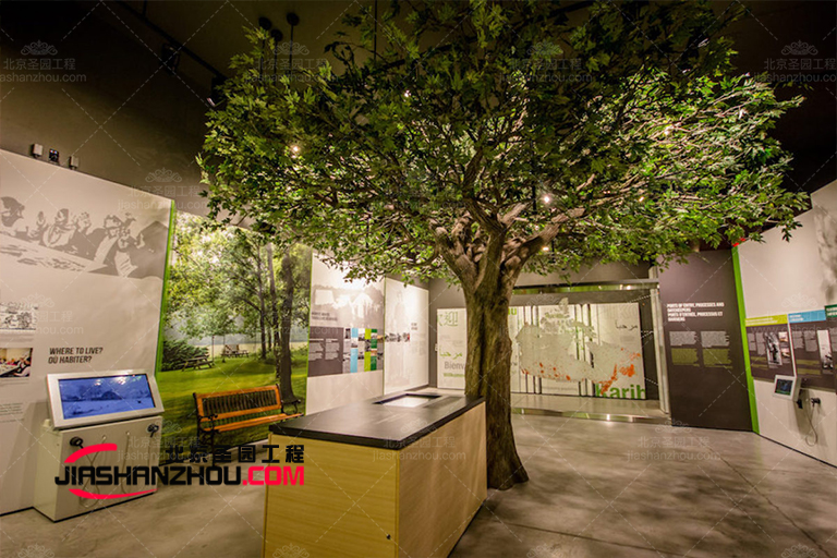 在南京美之國別墅景觀設計中使用人造仿真樹的優勢