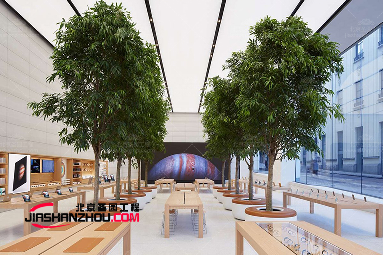 在戶外空間周圍放置人造仿真樹植物還有很多好處