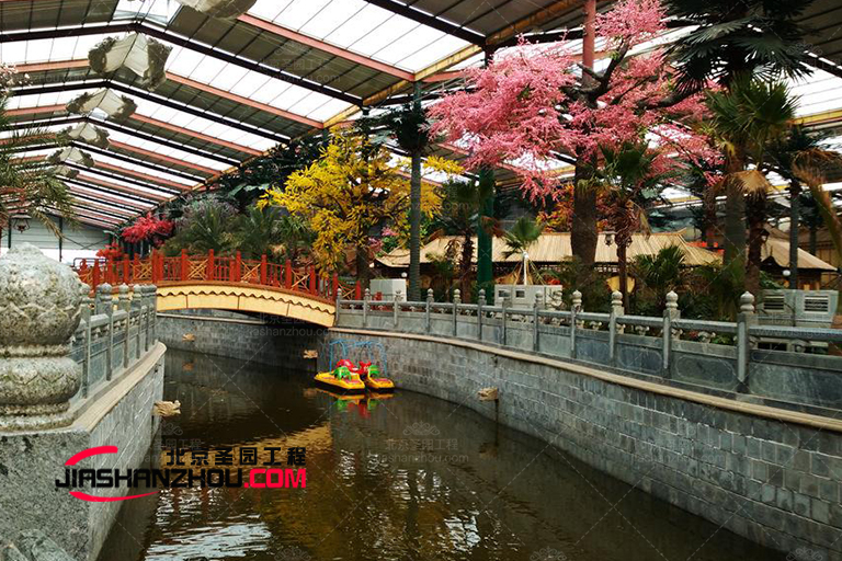 山東金鄉(xiāng)水世界仿真樹景觀制作工程完成驗收