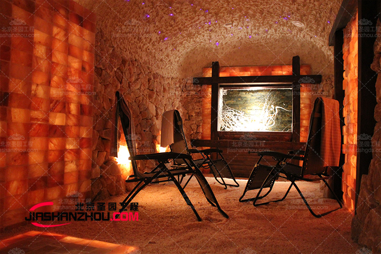 聘請專業(yè)人士設計制作鹽浴鹽療汗蒸房放心