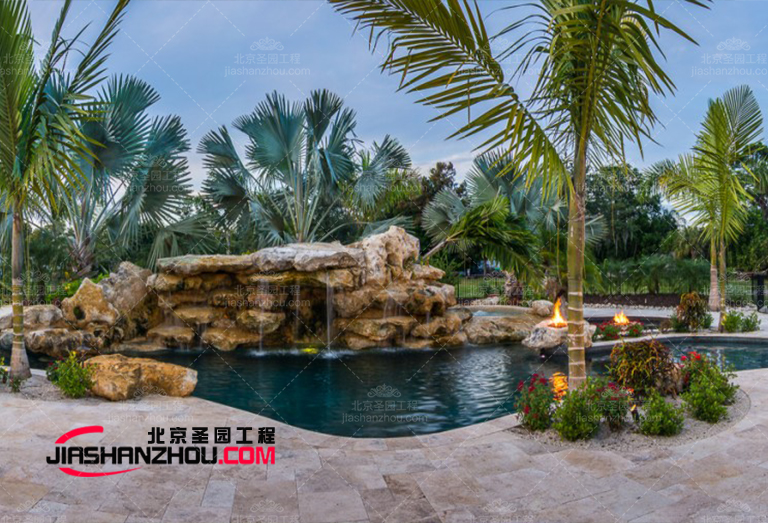 參與蘇州常熟市琴湖壹號(hào)小區(qū)塑石假山水池景觀制作工程