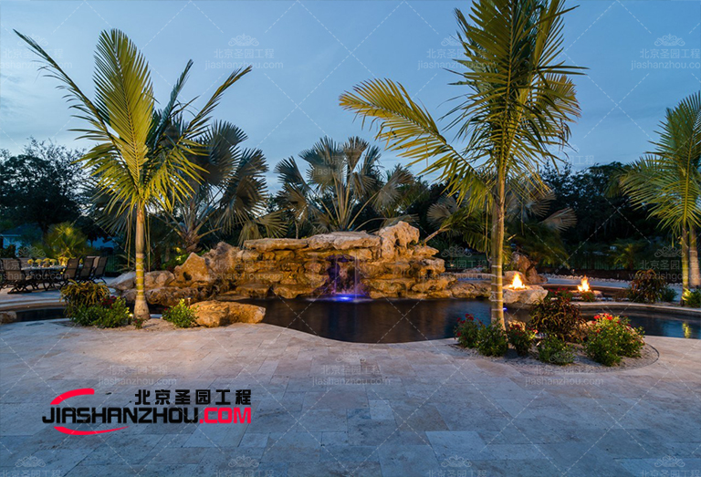 湛江新湖仙林翠谷別墅區(qū)仿真樹景觀賞心悅目