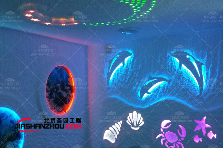 廠家鹽療養生會所的靈感來自經典的鹽洞設計